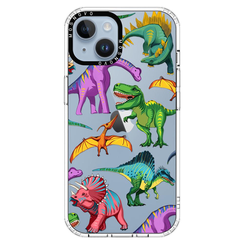 Dinosaur World Phone Case - iPhone 14 Plus Case - MOSNOVO