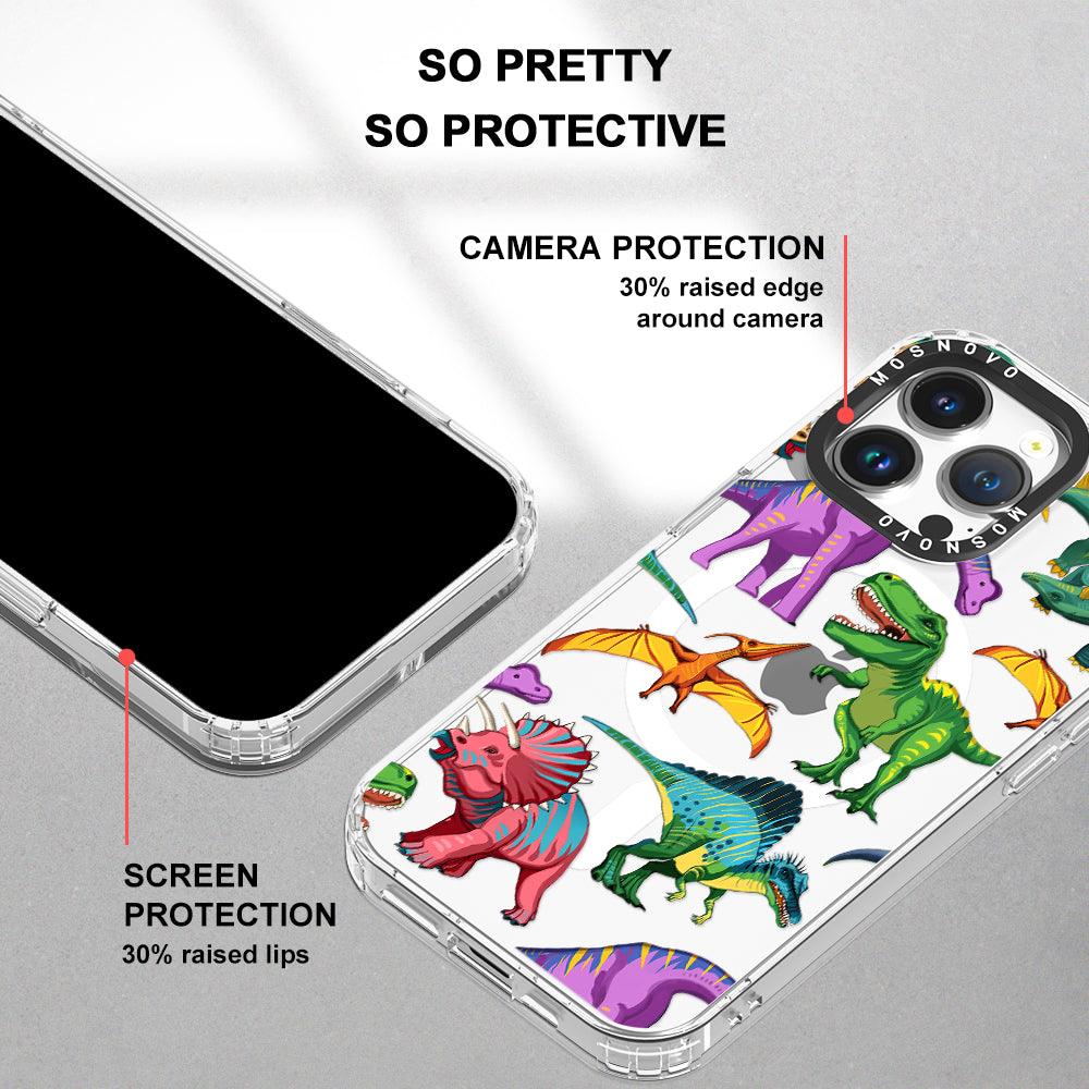 Dinosaur World Phone Case - iPhone 14 Pro Max Case - MOSNOVO