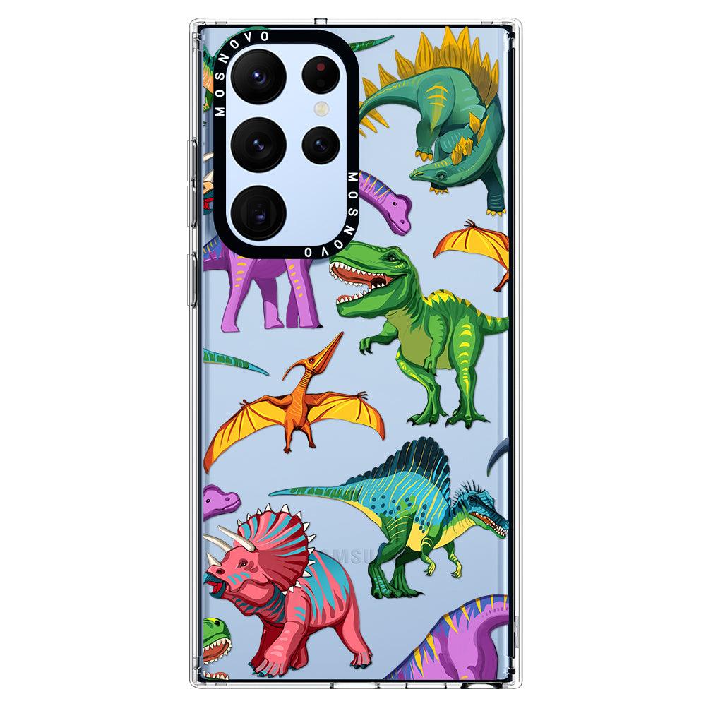 Dinosaur World Phone Case - Samsung Galaxy S22 Ultra Case - MOSNOVO