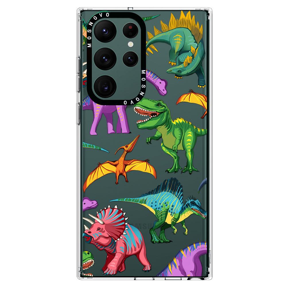 Dinosaur World Phone Case - Samsung Galaxy S22 Ultra Case - MOSNOVO