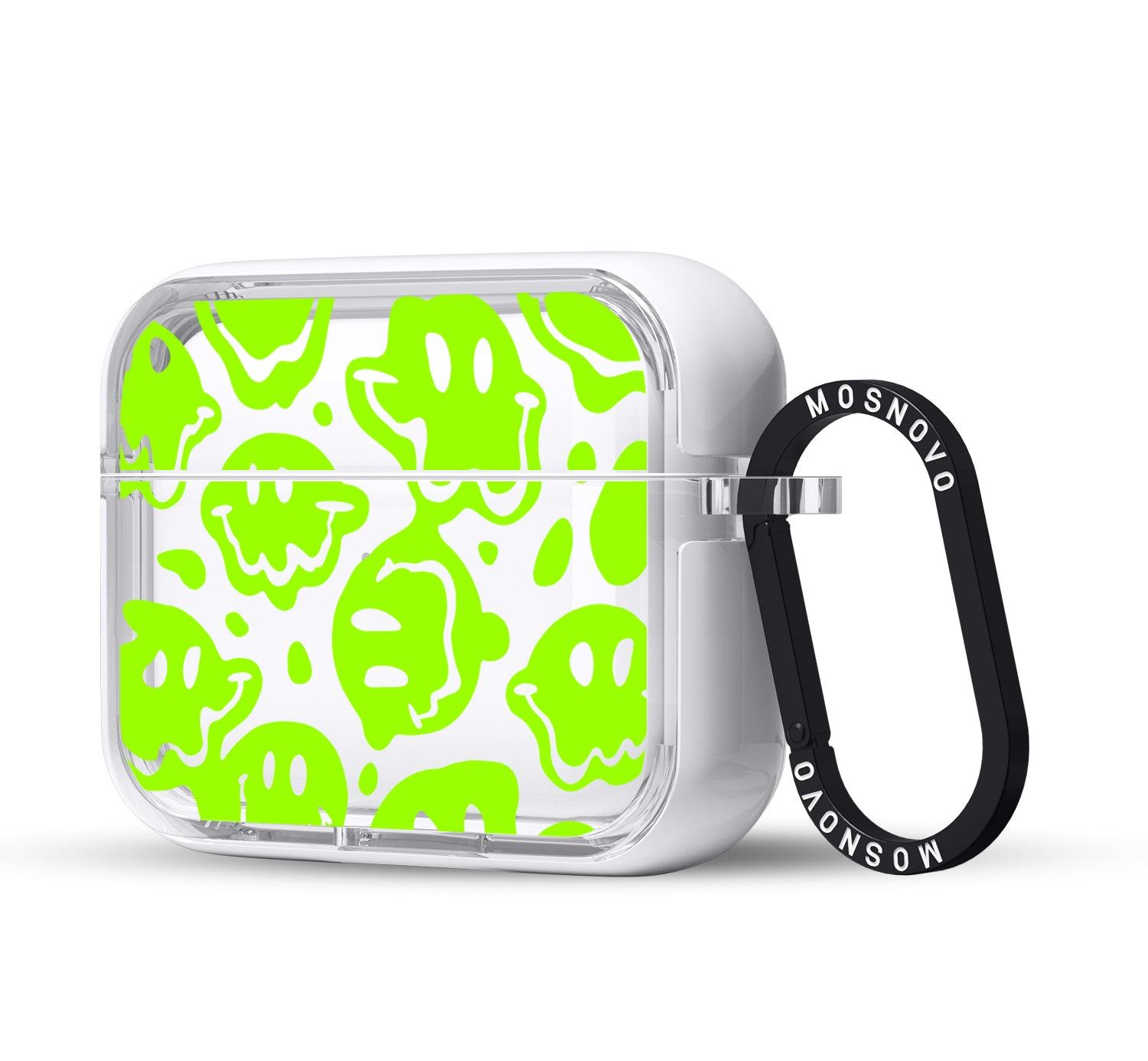Distorted Green Smiles Face AirPods Pro 2 Case (2nd Generation) - MOSNOVO
