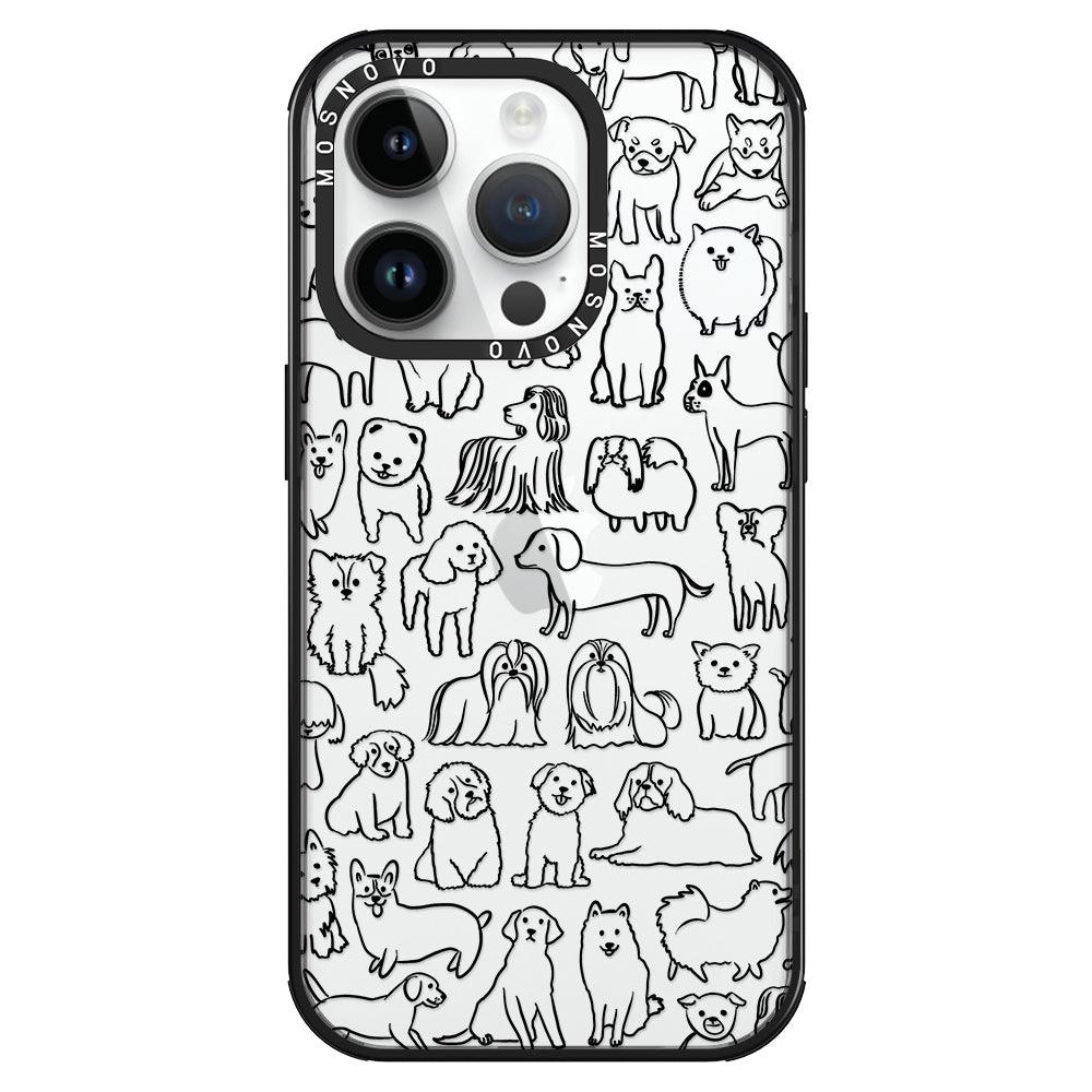 Dogs Phone Case - iPhone 14 Pro Case - MOSNOVO