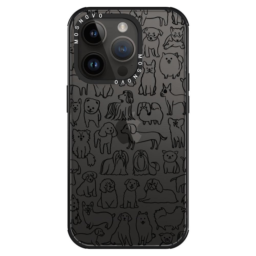 Dogs Phone Case - iPhone 14 Pro Case - MOSNOVO