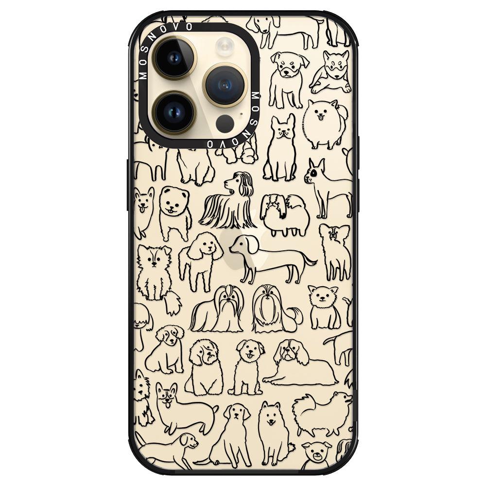 Dogs Phone Case - iPhone 14 Pro Max Case - MOSNOVO