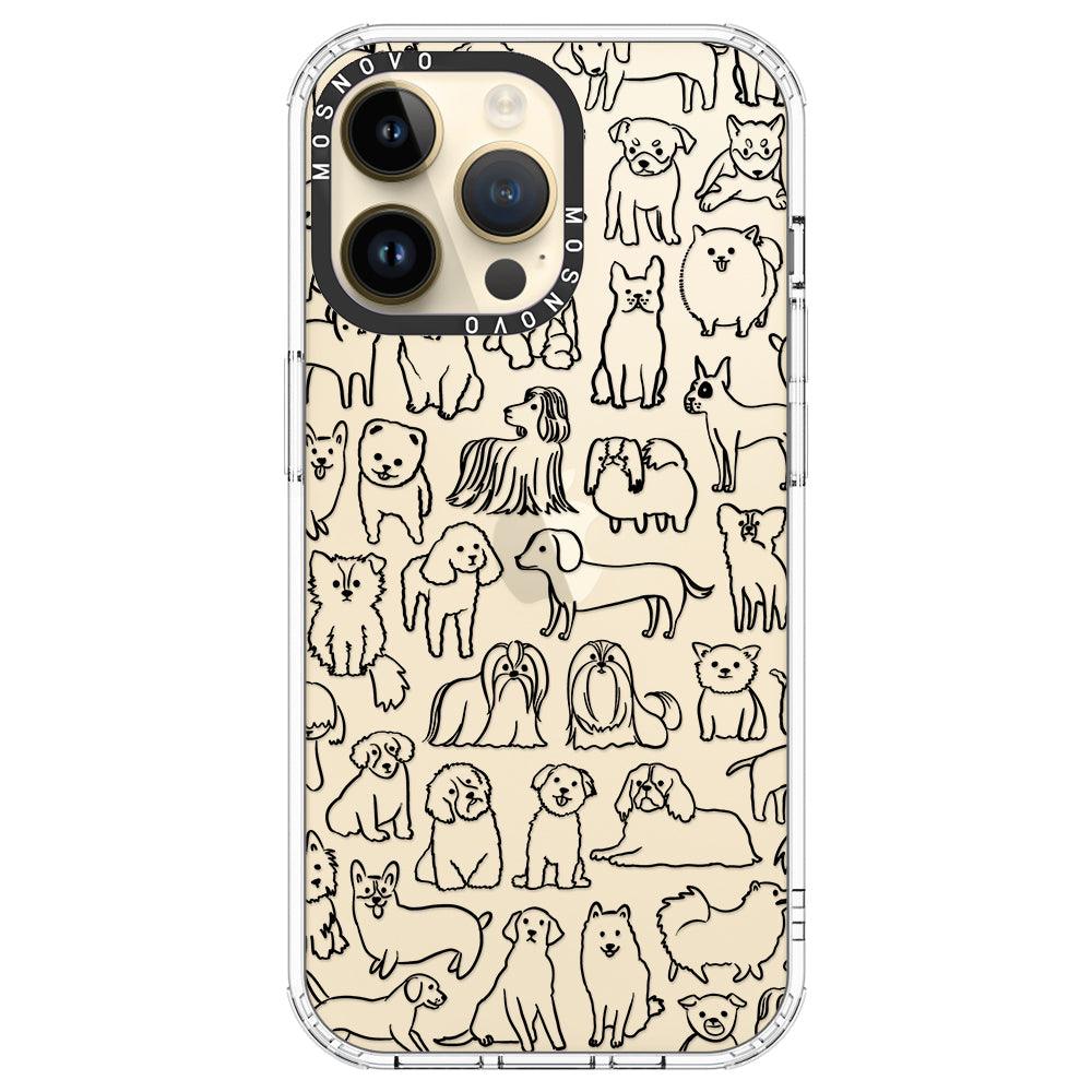 Dogs Phone Case - iPhone 14 Pro Max Case - MOSNOVO