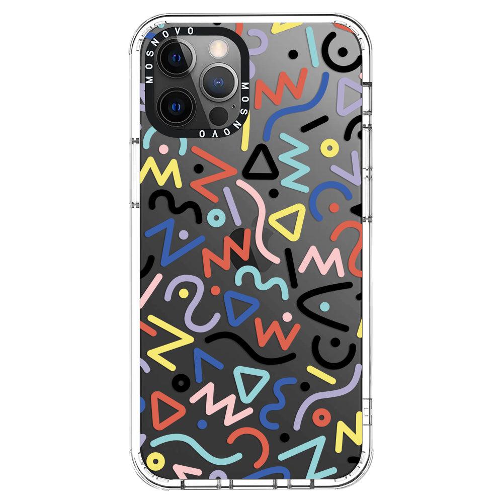 Doodle Art Phone Case - iPhone 12 Pro Case - MOSNOVO