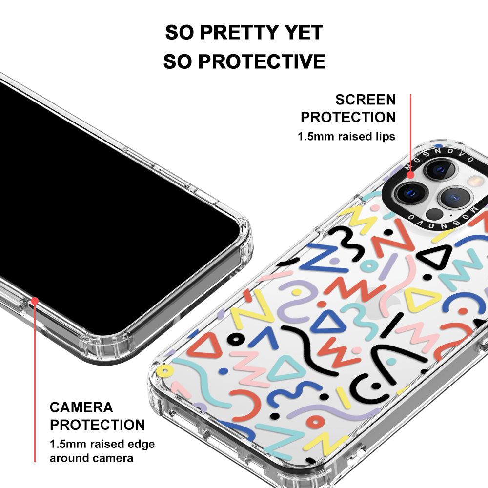 Doodle Art Phone Case - iPhone 12 Pro Case - MOSNOVO