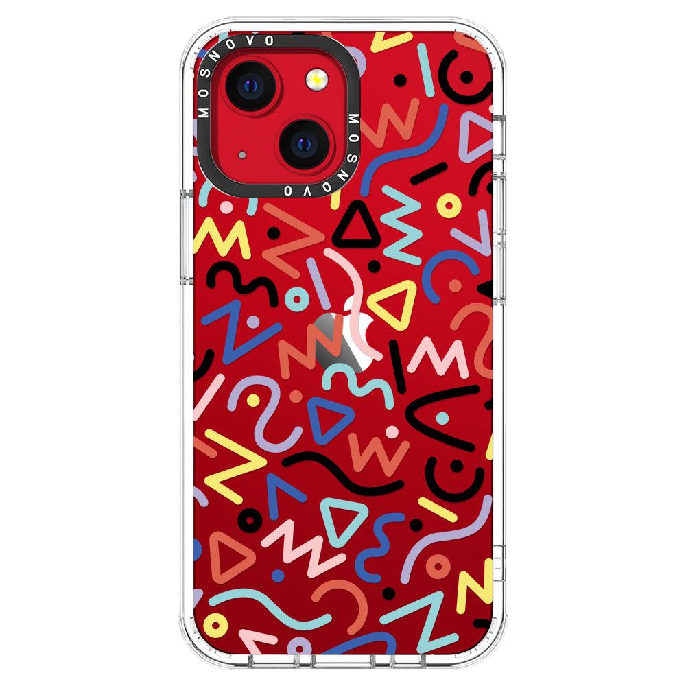 Doodle Art Phone Case - iPhone 13 Case - MOSNOVO