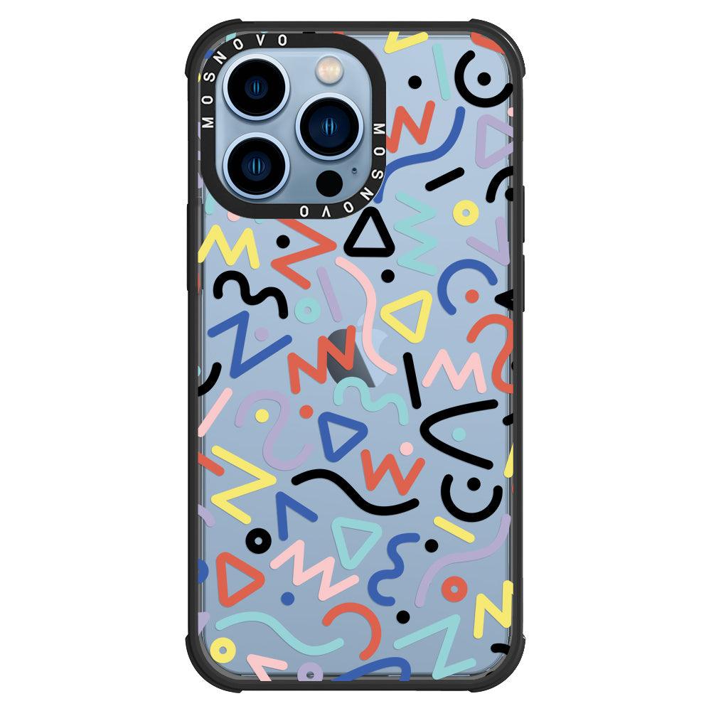 Doodle Art Phone Case - iPhone 13 Pro Case - MOSNOVO