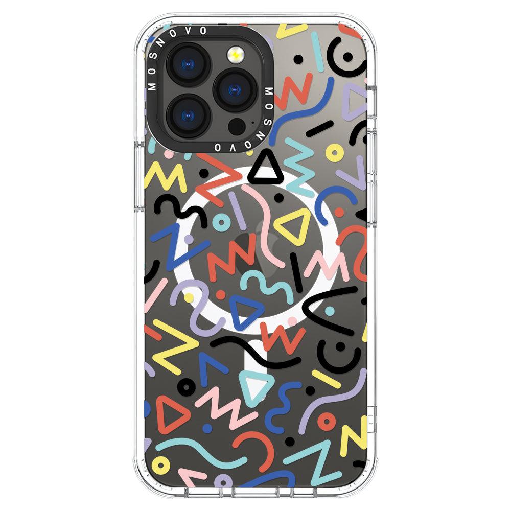 Doodle Art Phone Case - iPhone 13 Pro Case - MOSNOVO