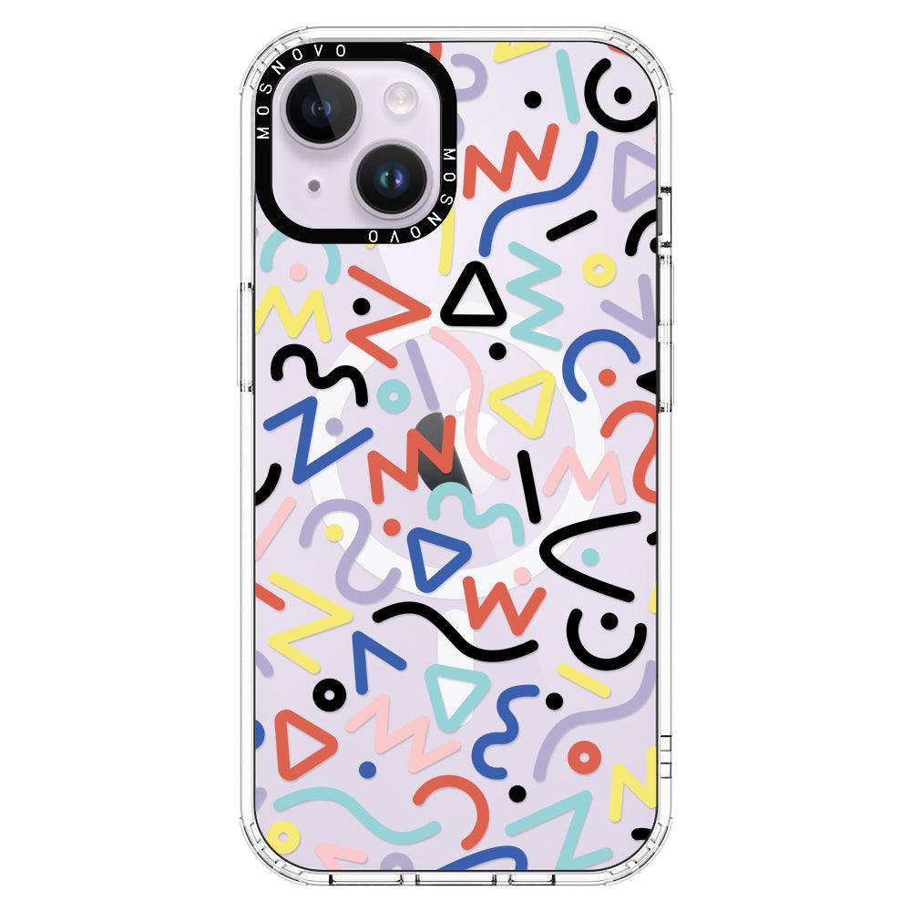 Doodle Art Phone Case - iPhone 14 Case - MOSNOVO