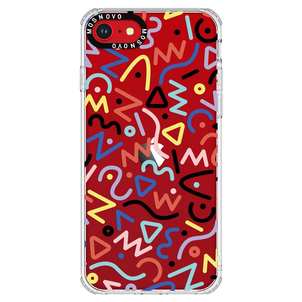 Doodle Art Phone Case - iPhone SE 2020 Case - MOSNOVO