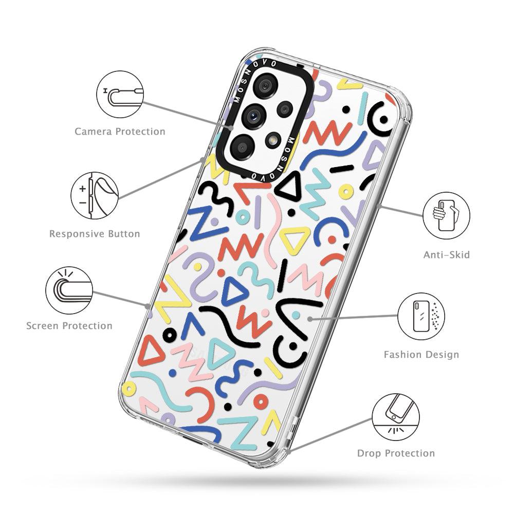 Doodle Art Phone Case - Samsung Galaxy A53 Case - MOSNOVO
