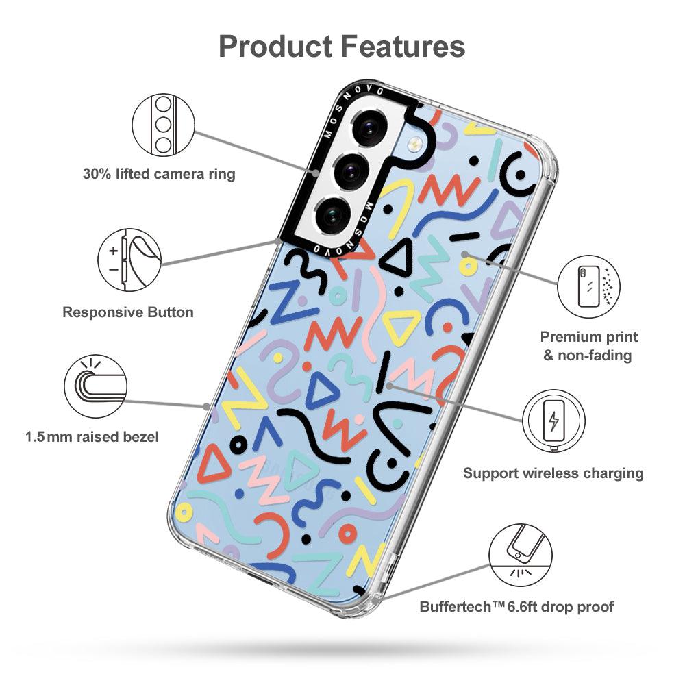 Doodle Art Phone Case - Samsung Galaxy S22 Case - MOSNOVO