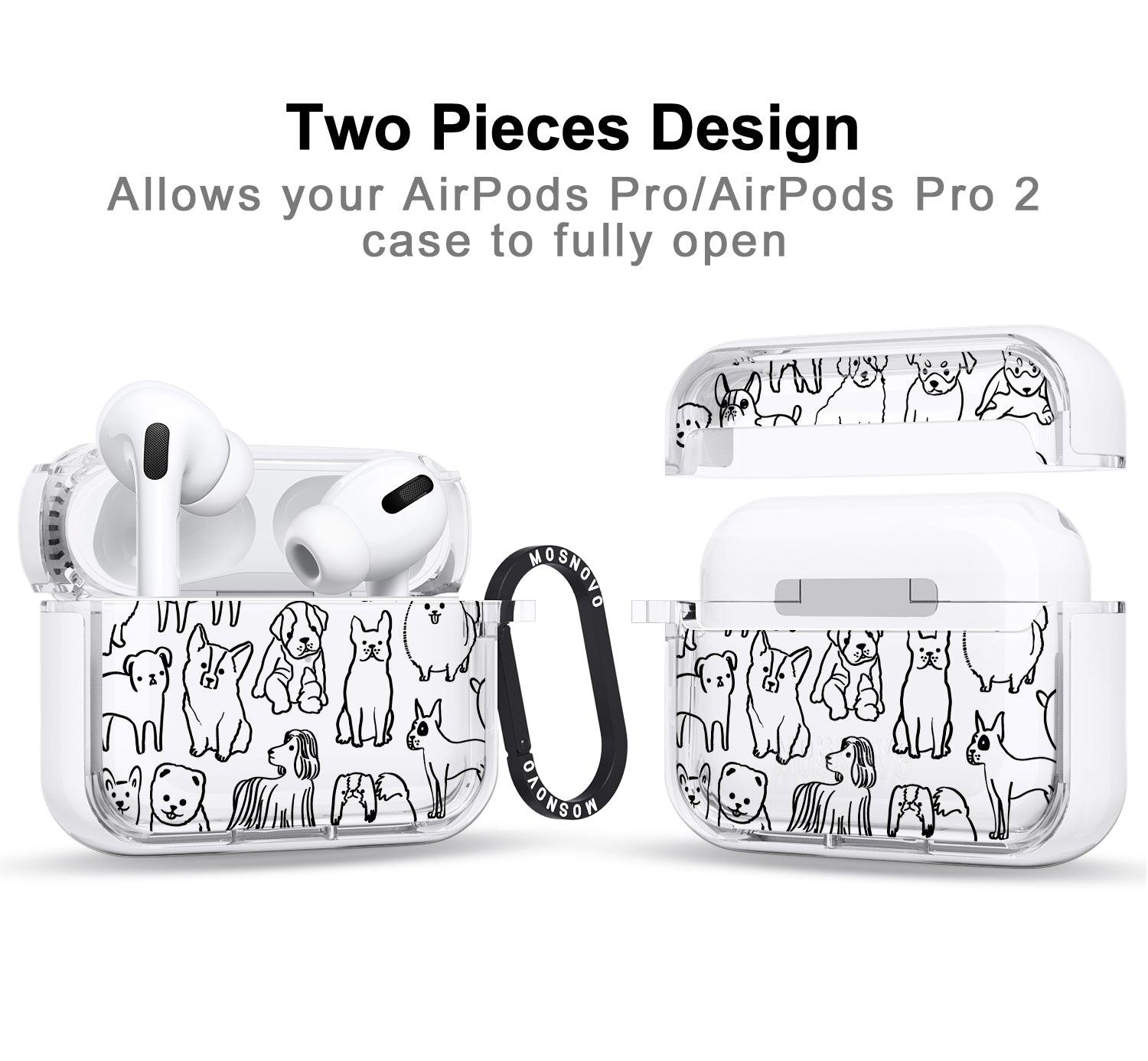 Dogs AirPods Pro 2 Case (2nd Generation) - MOSNOVO