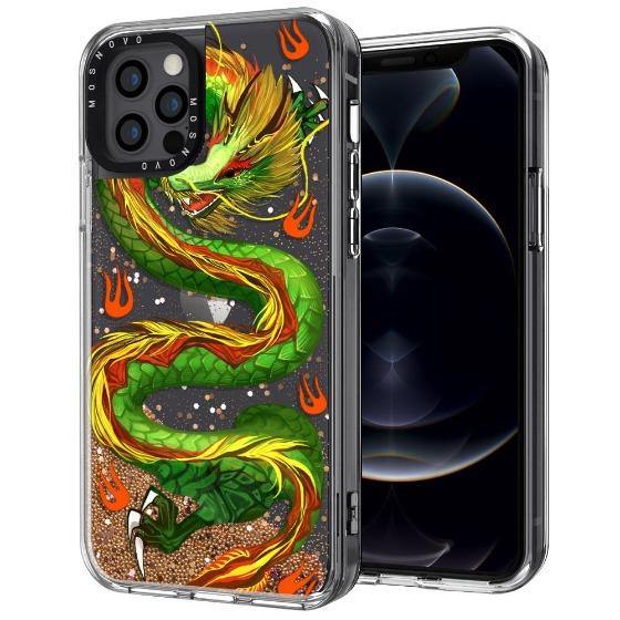 Dragon Glitter Phone Case - iPhone 12 Pro Case - MOSNOVO