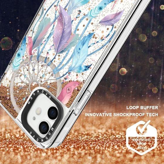 Dreamcatcher Glitter Phone Case - iPhone 12 Mini Case - MOSNOVO