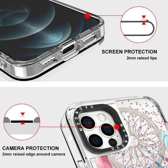 Dreamcatcher Glitter Phone Case - iPhone 12 Pro Case - MOSNOVO