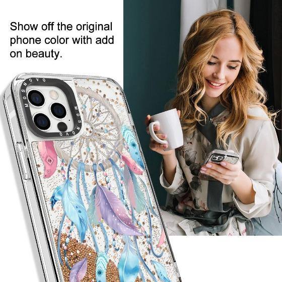 Dreamcatcher Glitter Phone Case - iPhone 12 Pro Max Case - MOSNOVO
