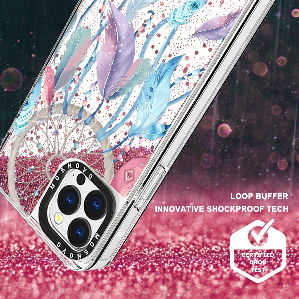 Dreamcatcher Glitter Phone Case - iPhone 13 Pro Case - MOSNOVO