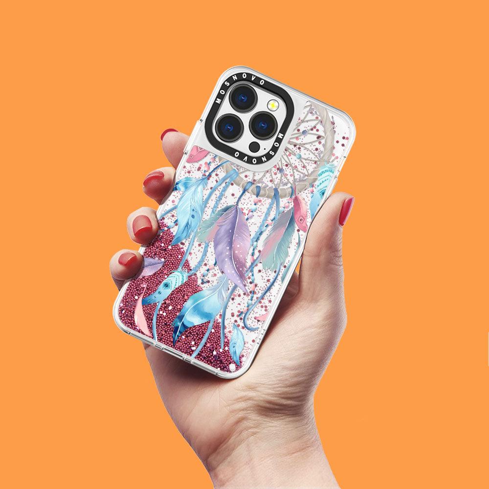 Dreamcatcher Glitter Phone Case - iPhone 13 Pro Case - MOSNOVO