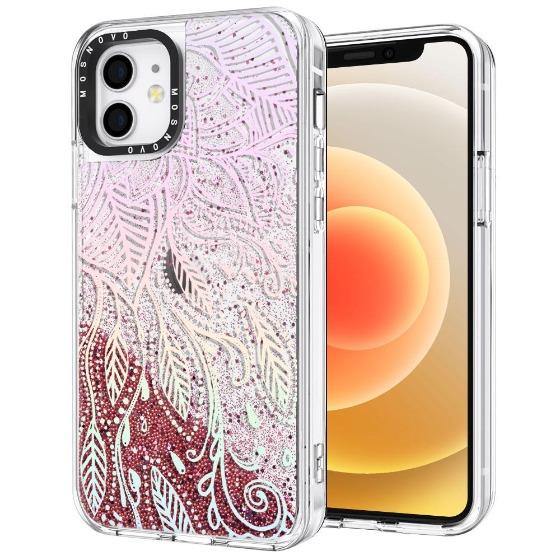 Dreamy Henna Glitter Phone Case - iPhone 12 Case - MOSNOVO