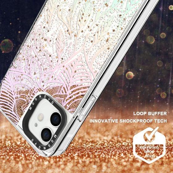 Dreamy Henna Glitter Phone Case - iPhone 12 Case - MOSNOVO