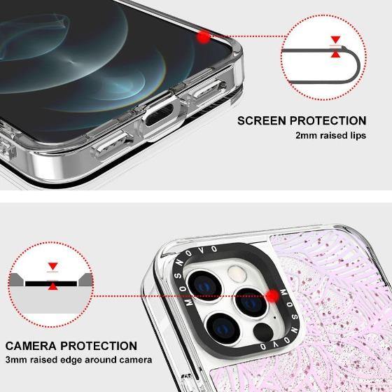 Dreamy Henna Glitter Phone Case - iPhone 12 Pro Case - MOSNOVO