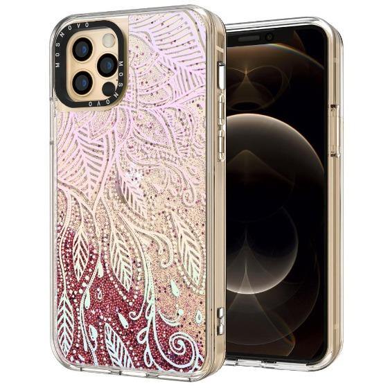 Dreamy Henna Glitter Phone Case - iPhone 12 Pro Max Case - MOSNOVO