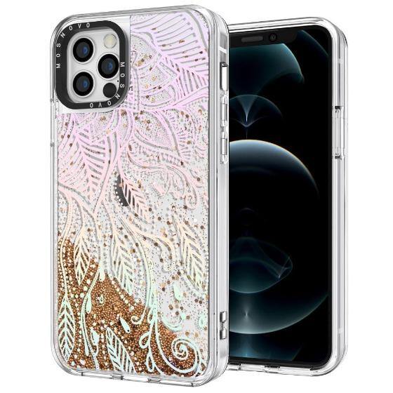 Dreamy Henna Glitter Phone Case - iPhone 12 Pro Max Case - MOSNOVO