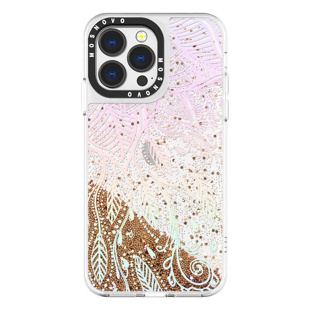Dreamy Henna Glitter Phone Case - iPhone 13 Pro Case - MOSNOVO