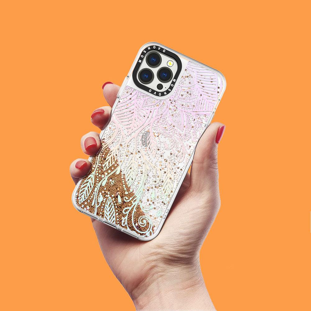 Dreamy Henna Glitter Phone Case - iPhone 13 Pro Max Case - MOSNOVO