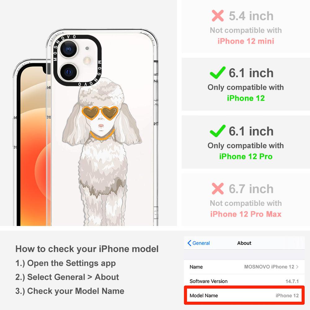 Poodle Phone Case - iPhone 12 Case - MOSNOVO