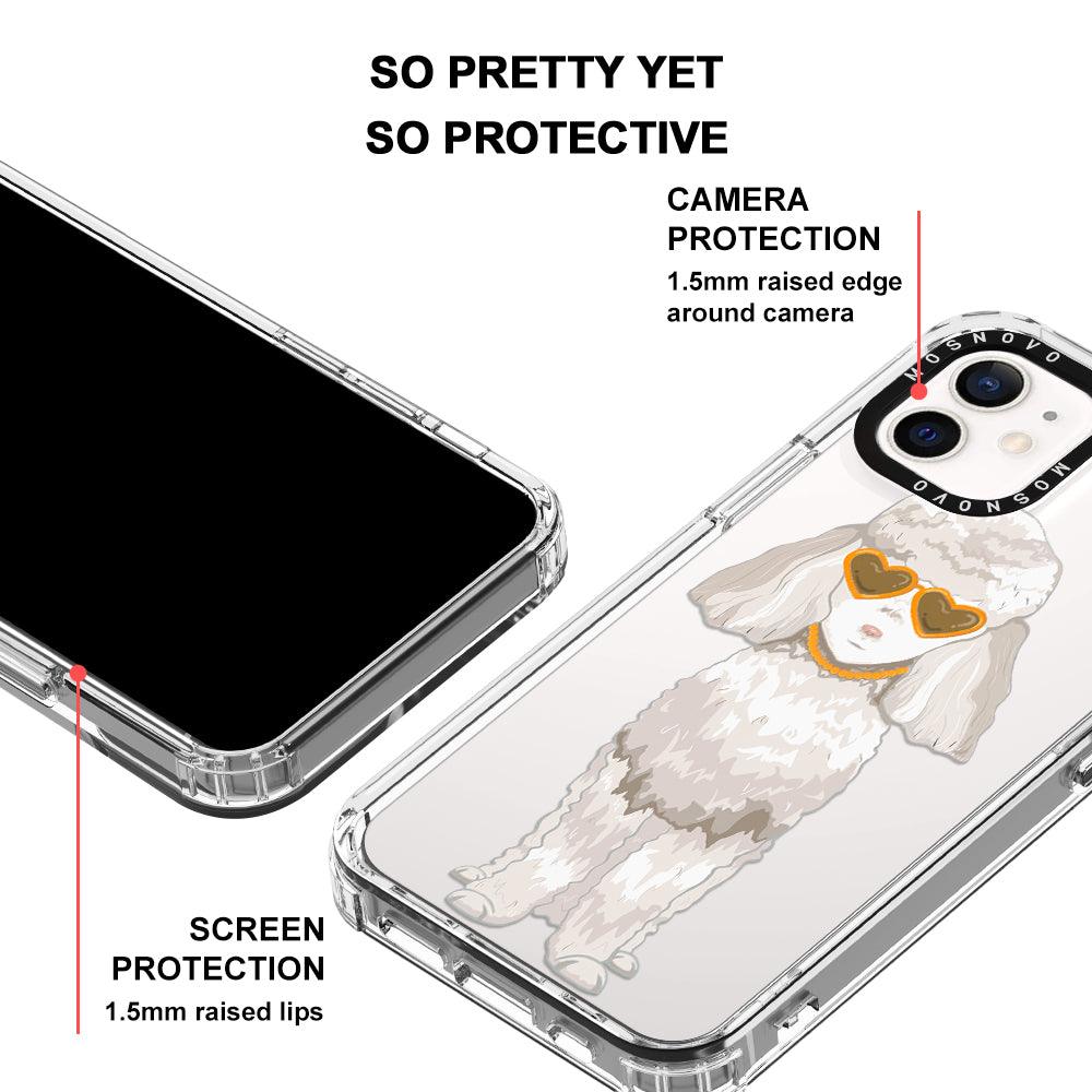 Poodle Phone Case - iPhone 12 Case - MOSNOVO