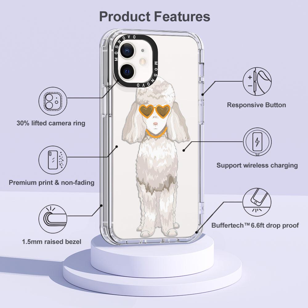 Elegant Poodle Phone Case - iPhone 12 Mini Case - MOSNOVO