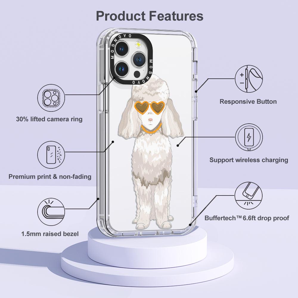 Poodle Phone Case - iPhone 12 Pro Max Case - MOSNOVO