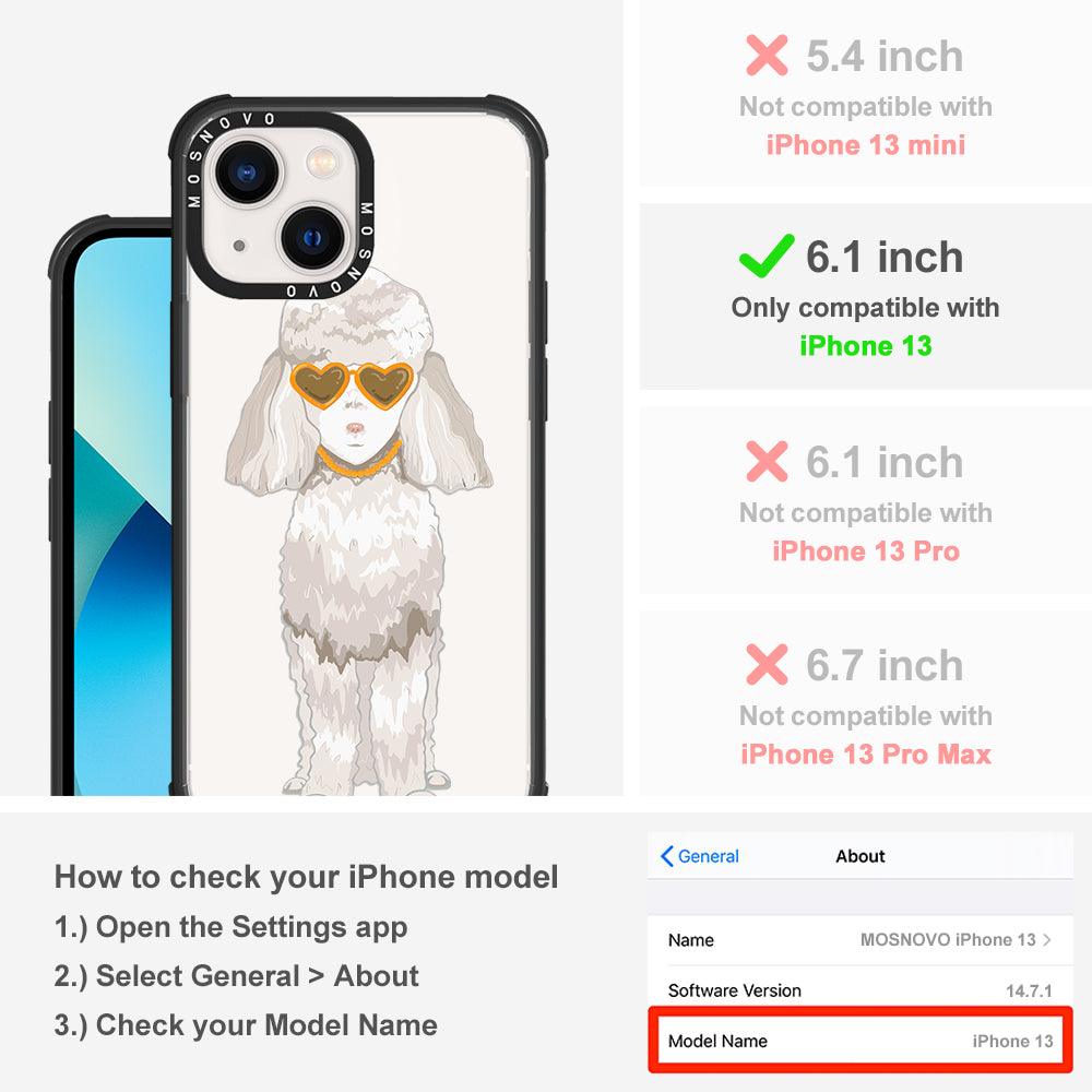 Poodle Phone Case - iPhone 13 Case - MOSNOVO