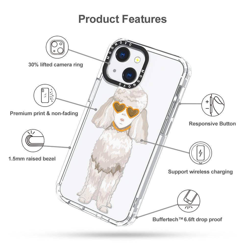 Poodle Phone Case - iPhone 13 Mini Case - MOSNOVO