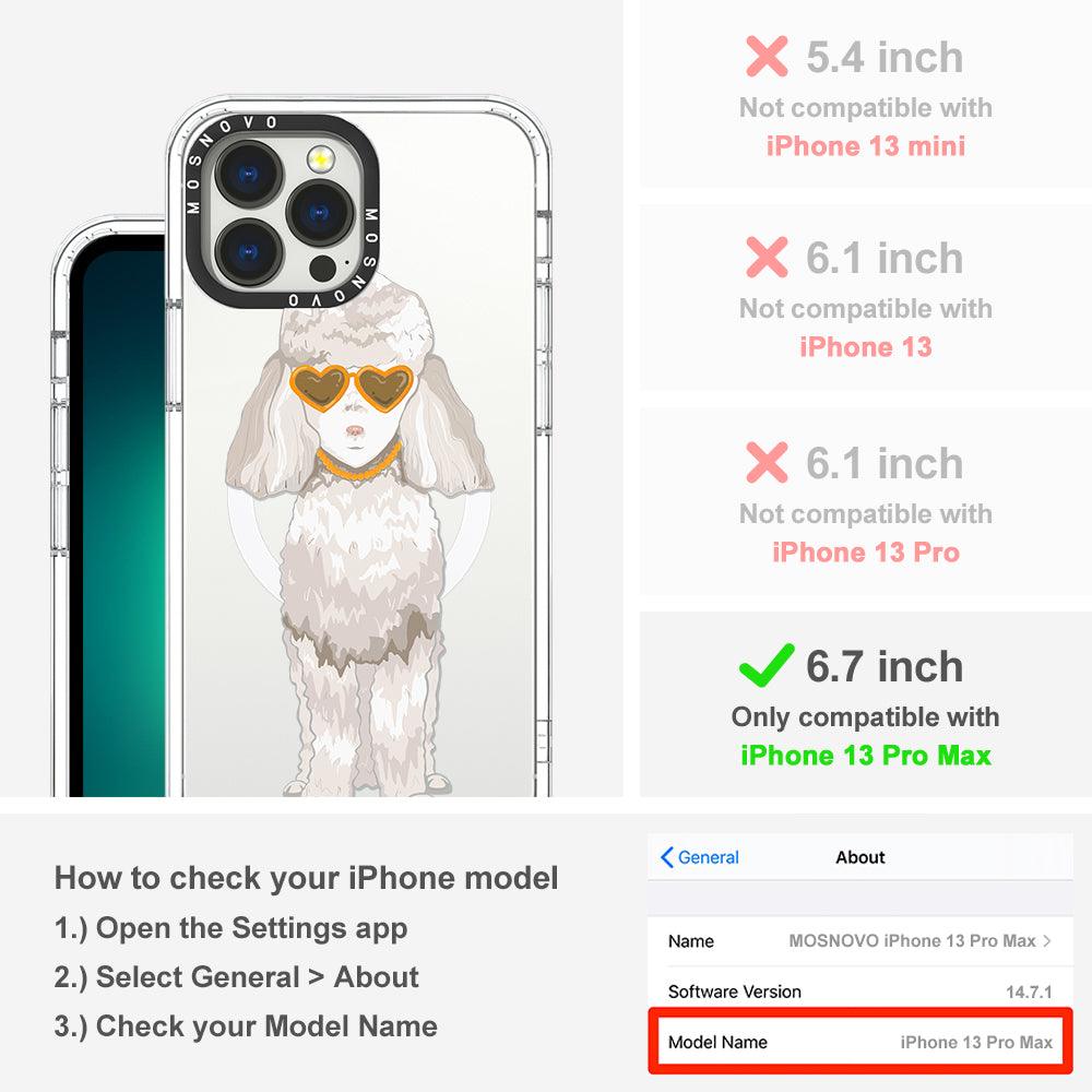 Poodle Phone Case - iPhone 13 Pro Max Case - MOSNOVO