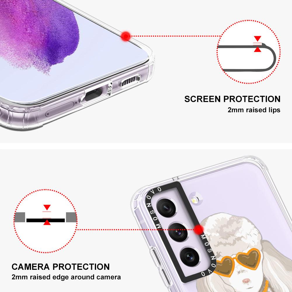 Elegant Poodle Phone Case - Samsung Galaxy S21 FE Case - MOSNOVO