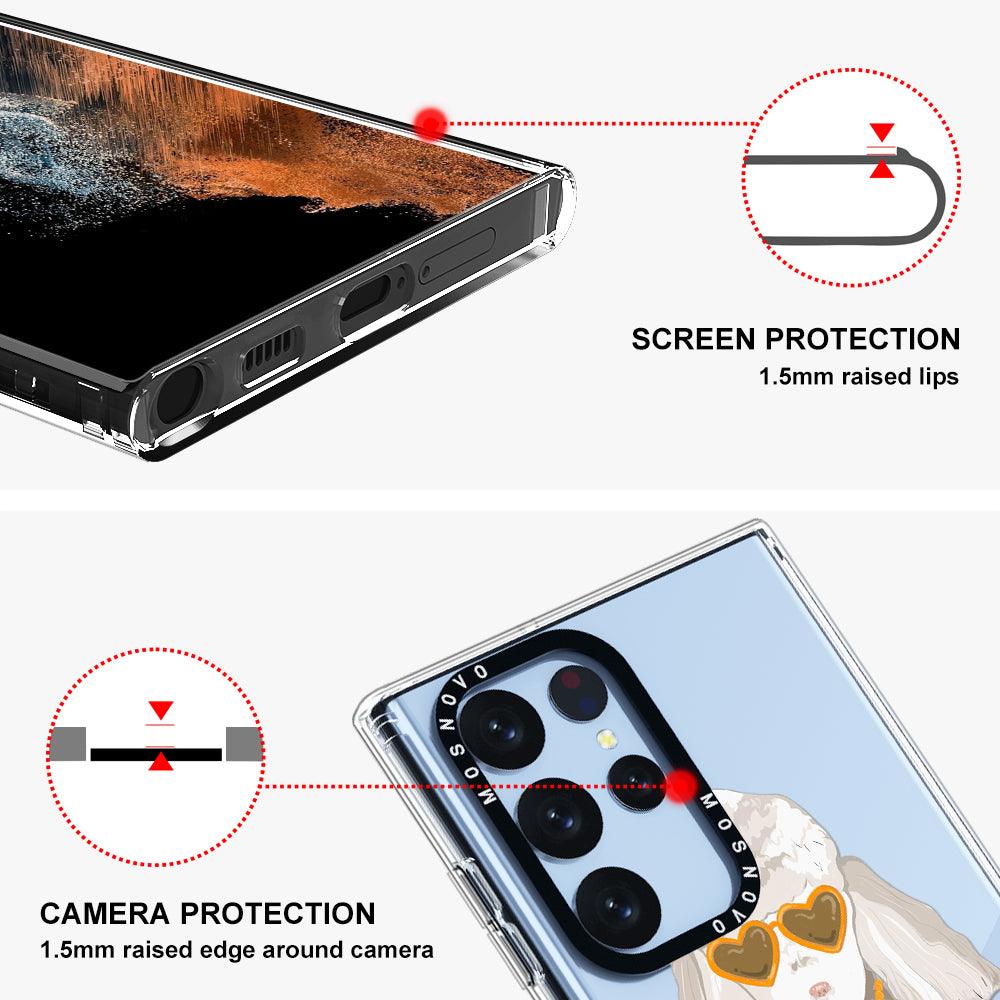 Elegant Poodle Phone Case - Samsung Galaxy S22 Ultra Case - MOSNOVO