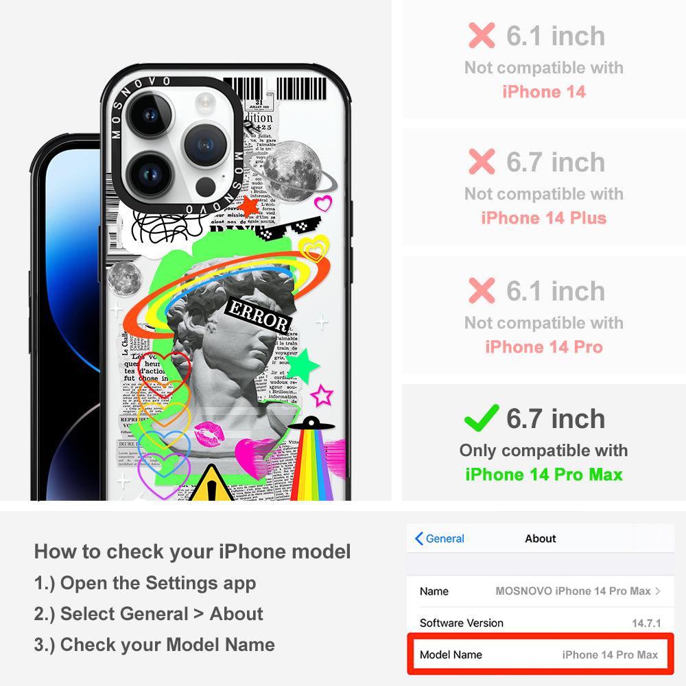 Error Statue Art Phone Case - iPhone 14 Pro Max Case - MOSNOVO