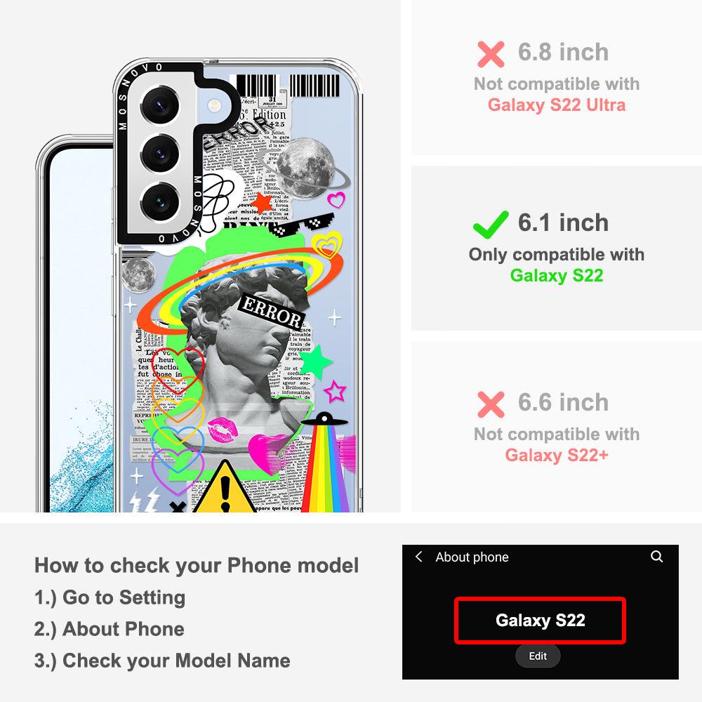 Error Statue Art Phone Case - Samsung Galaxy S22 Case - MOSNOVO
