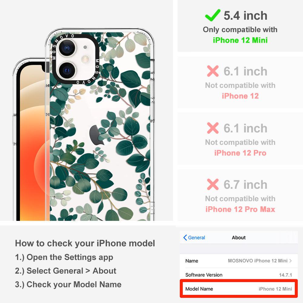 Eucalyptus Phone Case - iPhone 12 Mini Case - MOSNOVO