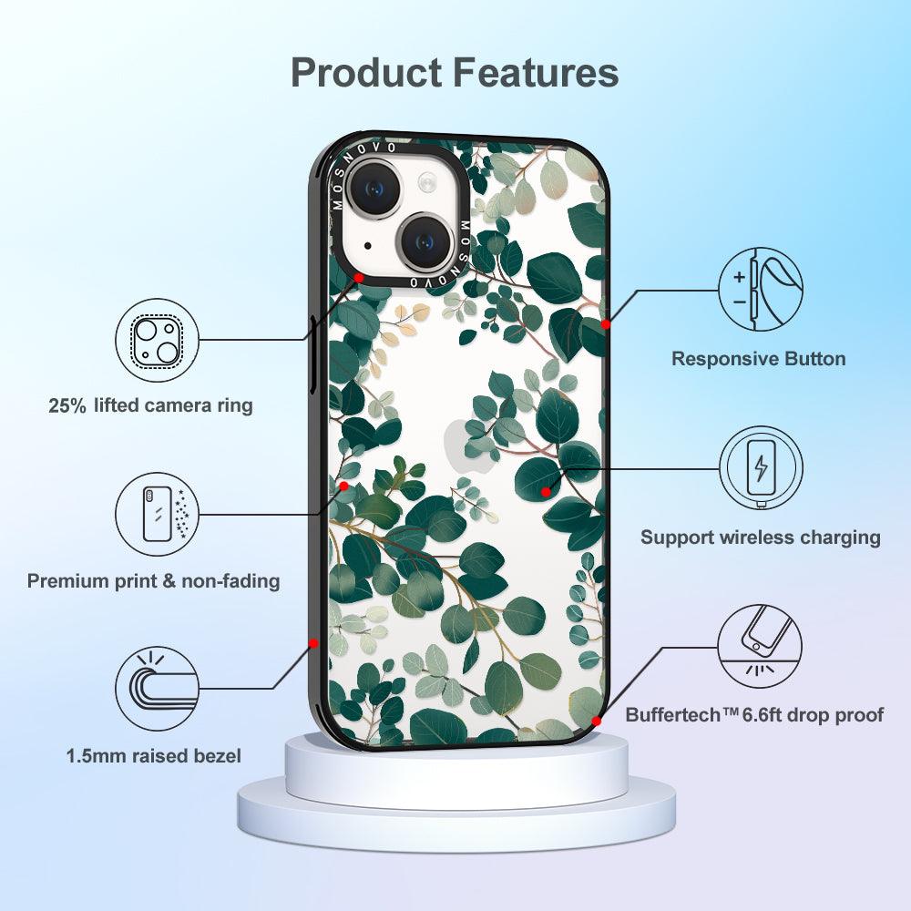 Eucalyptus Phone Case - iPhone 14 Plus Case - MOSNOVO