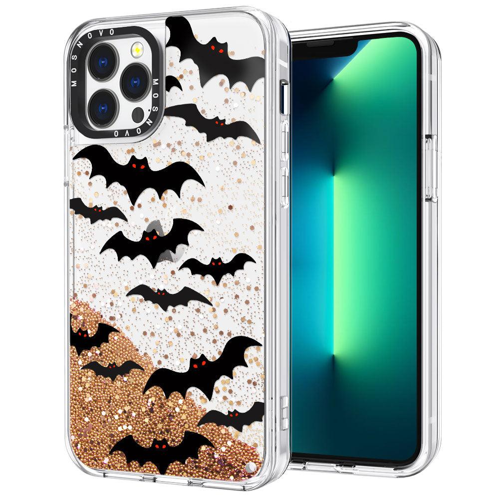 Evil Bat Glitter Phone Case - iPhone 13 Pro Max Case - MOSNOVO
