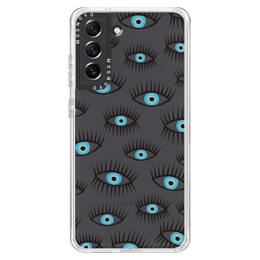 Evil Eye Phone Case - Samsung Galaxy S21 FE Case - MOSNOVO