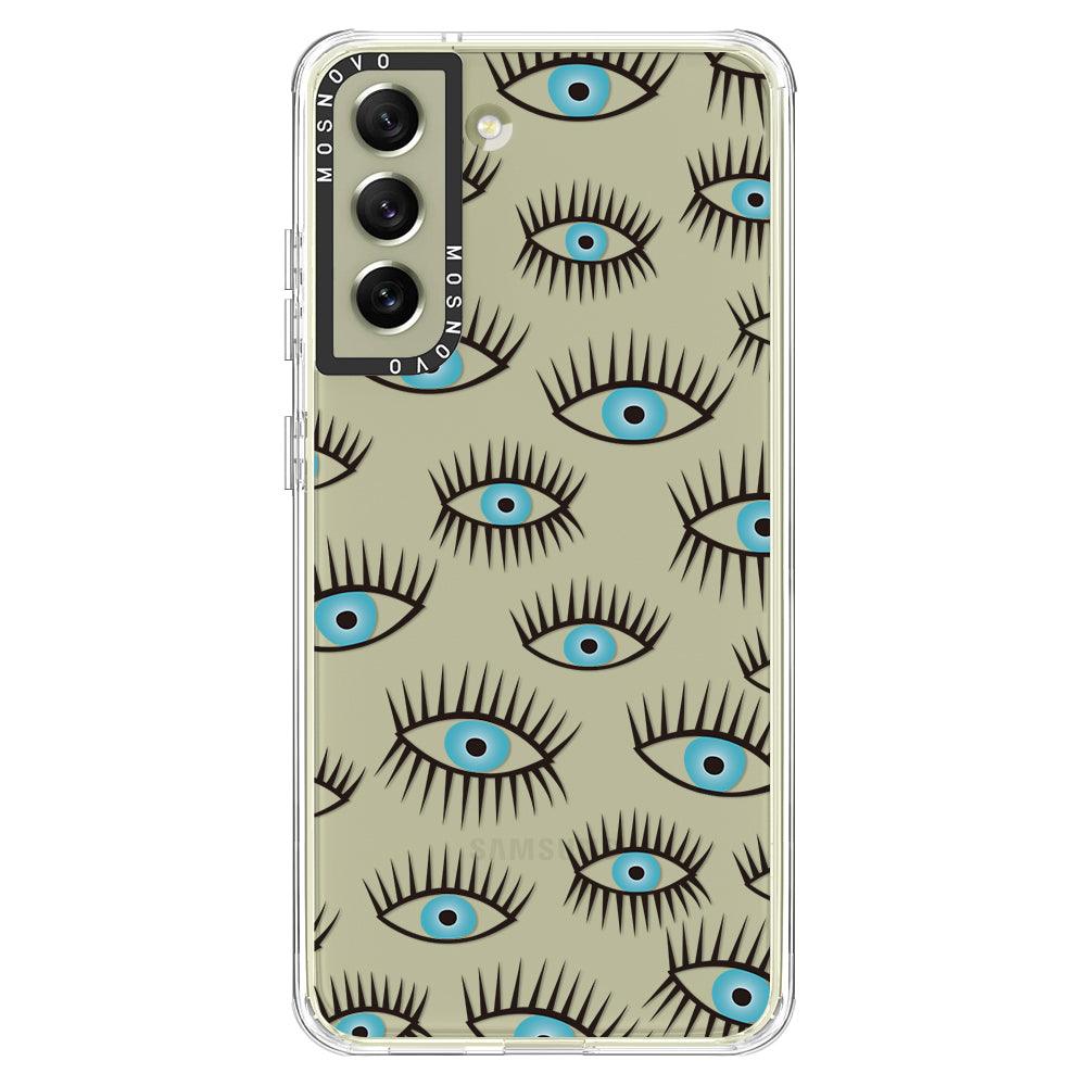 Evil Eye Phone Case - Samsung Galaxy S21 FE Case - MOSNOVO