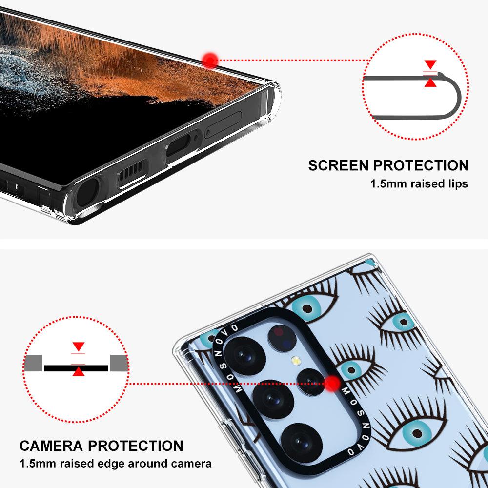 Evil Eye Phone Case - Samsung Galaxy S22 Ultra Case - MOSNOVO