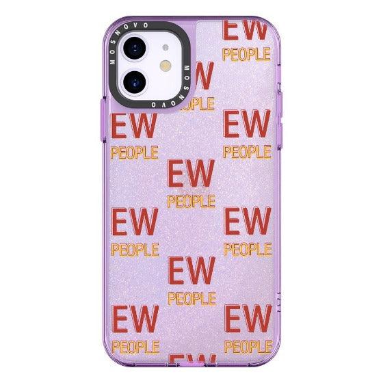 EW People Glitter Phone Case - iPhone 11 Case - MOSNOVO